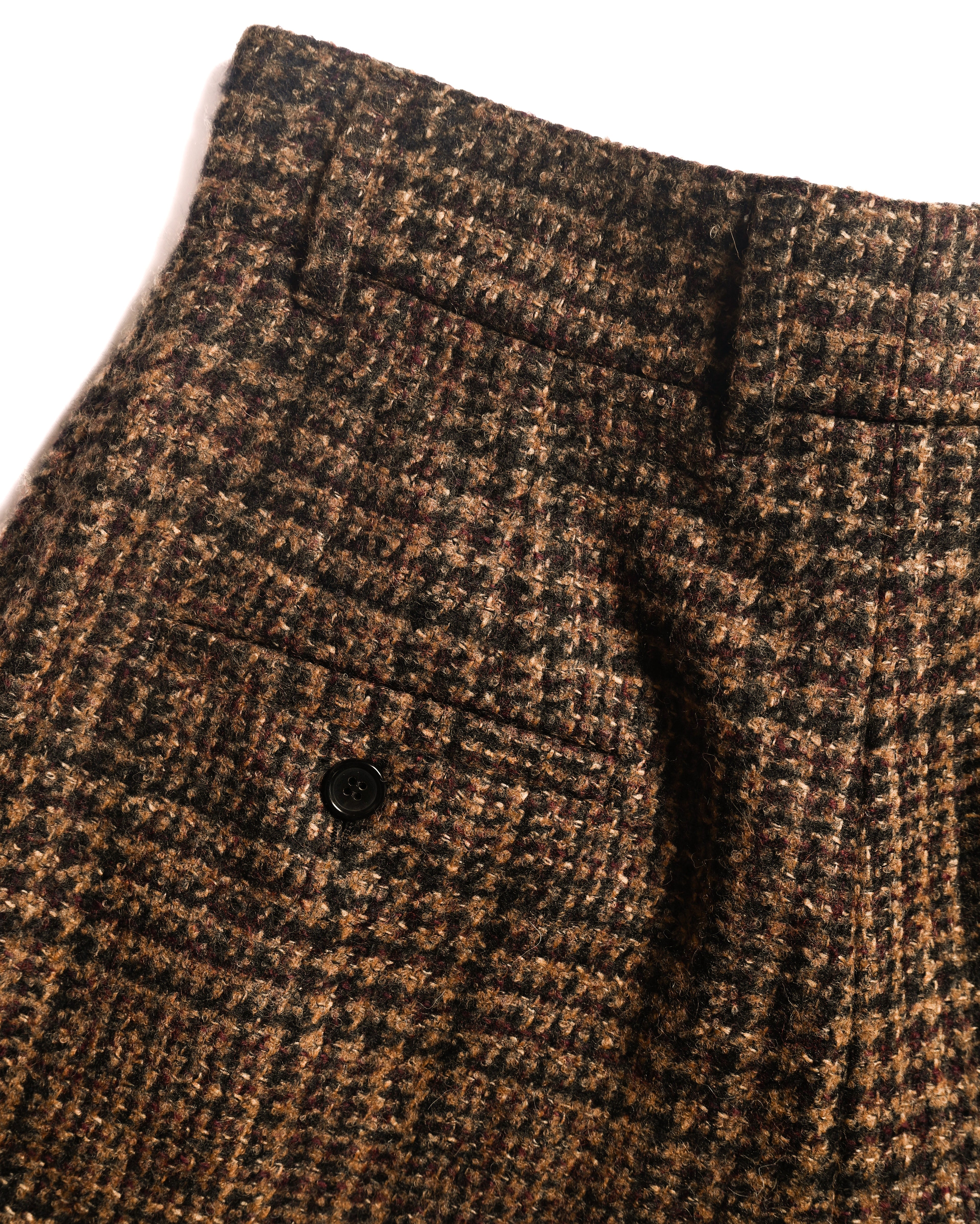 Dolce & Gabbana/ Check Patterned Culotte Shorts Brown