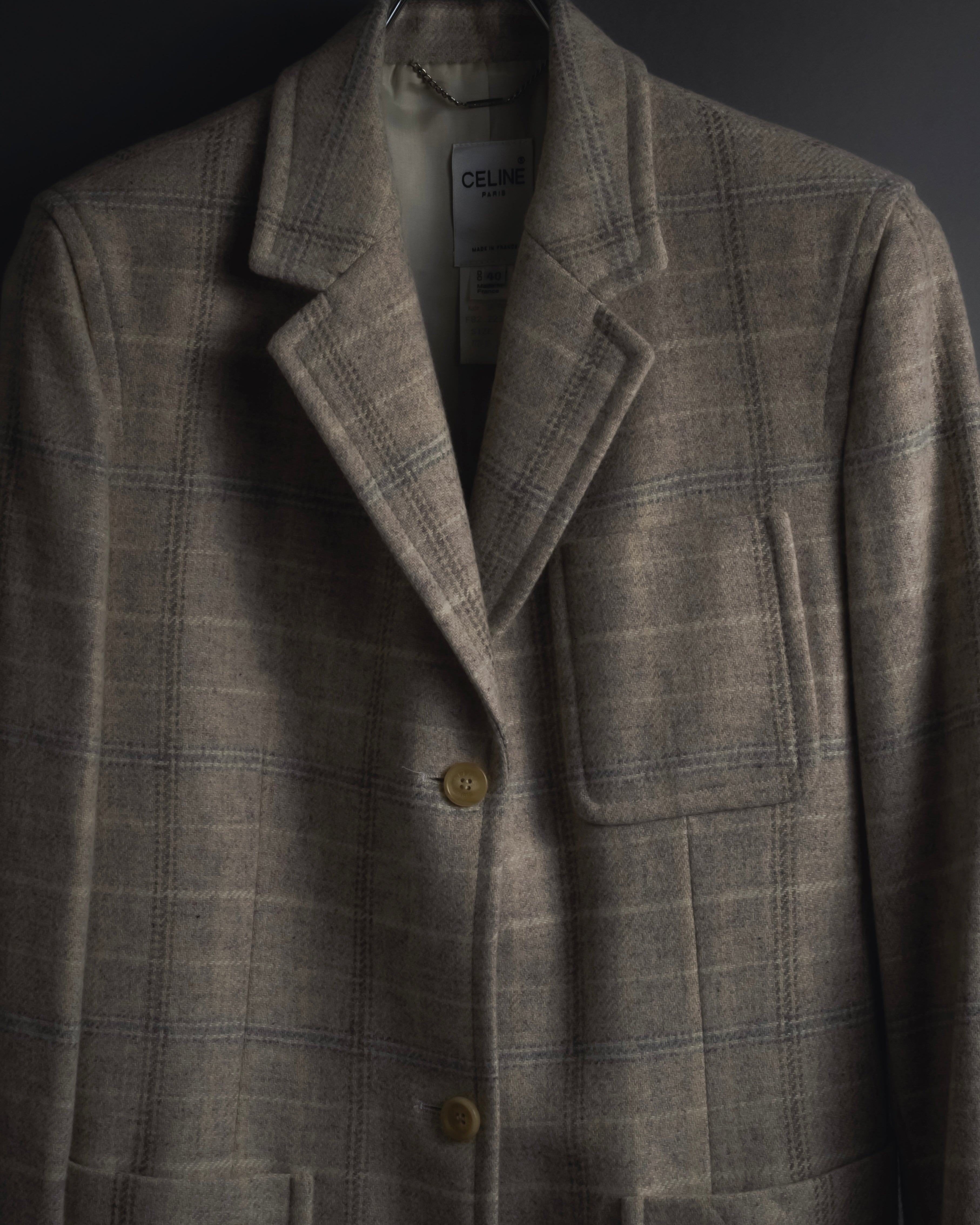 "CELINE" 00’s Ivana Omagik period tailored jacket