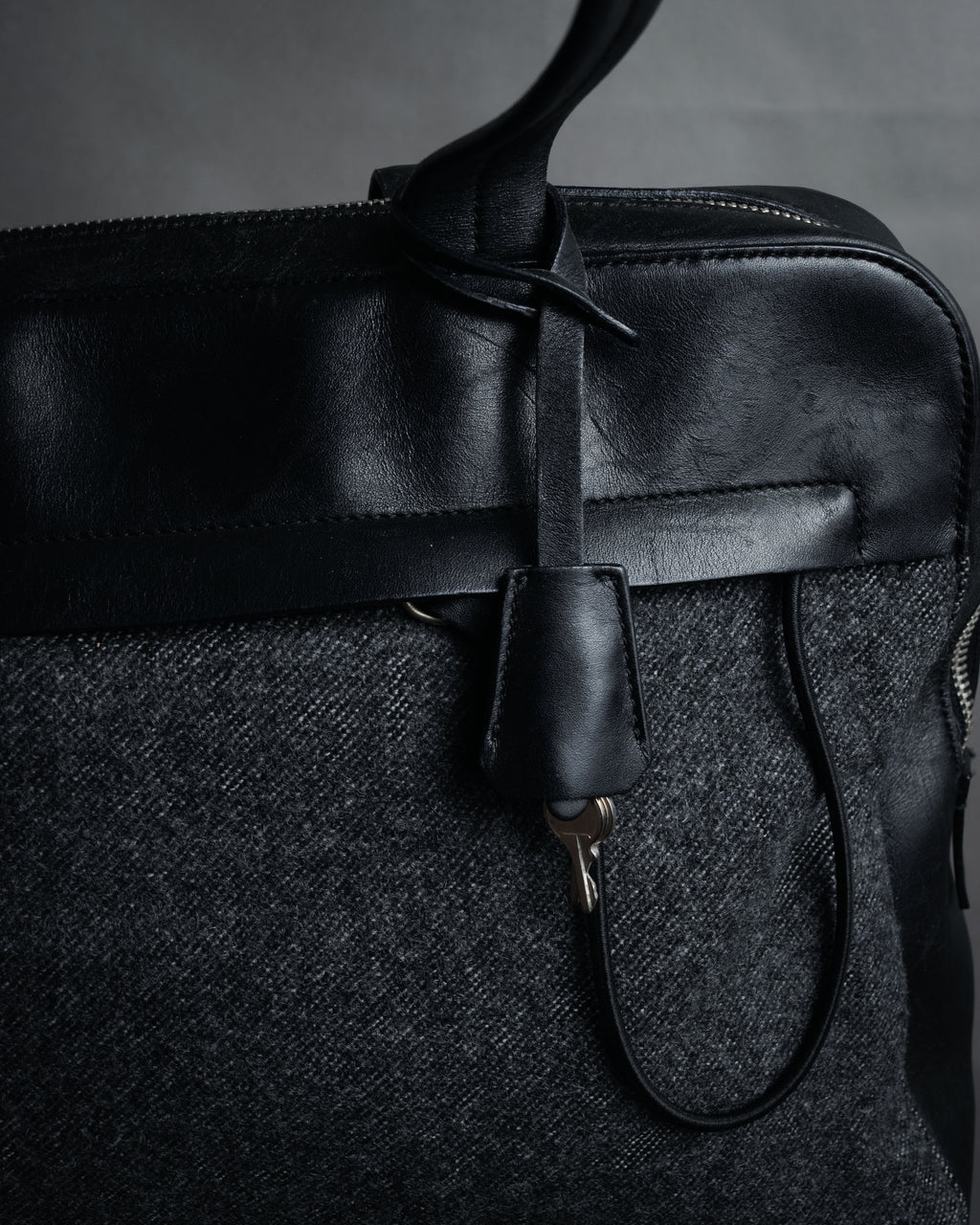 “PRADA” 1998-2003 Felt and gomma duffle bag