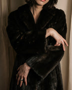 "GUCCI" Semi-custom atelier work fur long coat