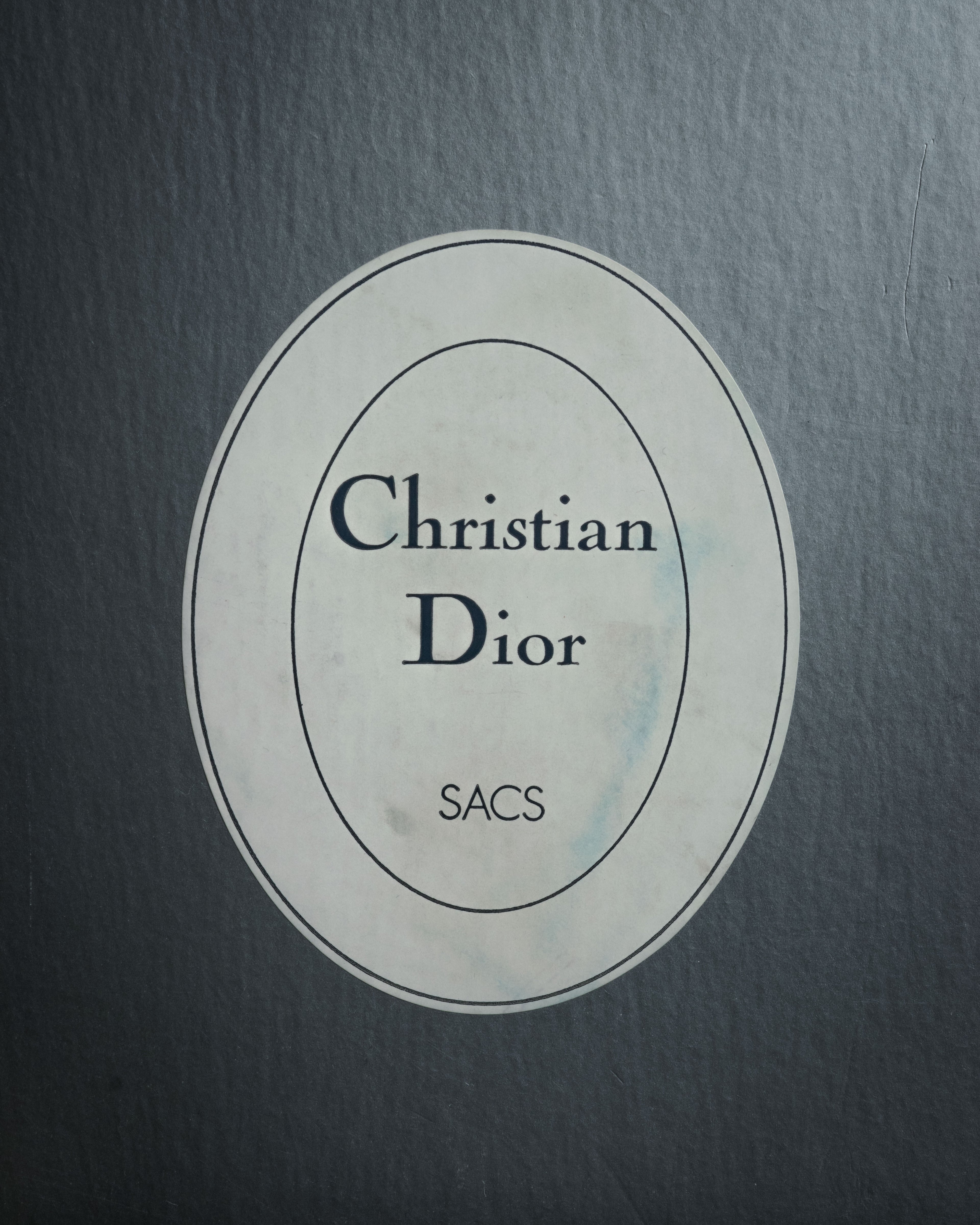 “Christian Dior” 1980’s-1990’s CD logo envelope chain bag