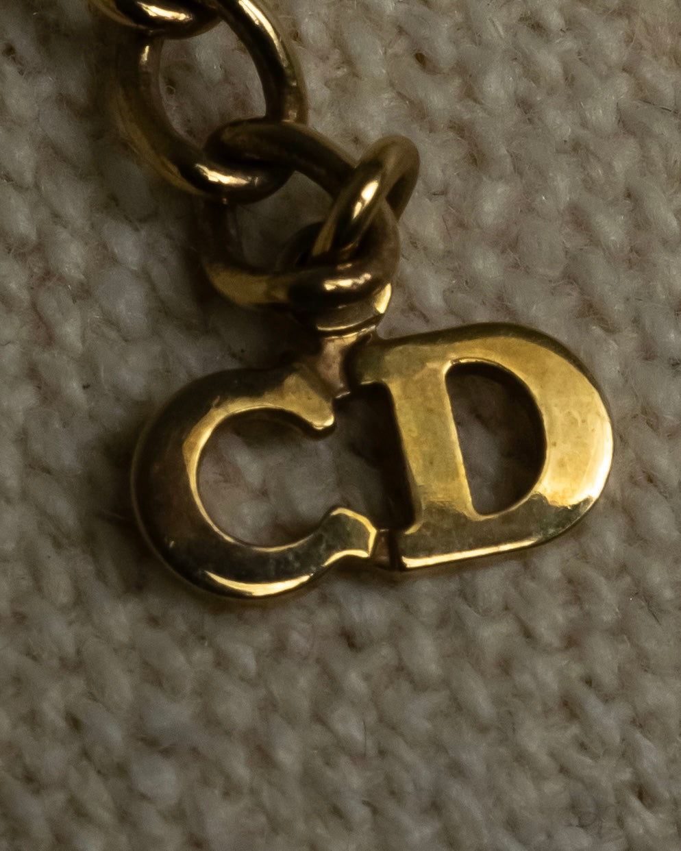 "Dior" CD logo iconic top design necklace