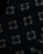 "GIORGIO ARMANI" Paisley pattern silk monotone necktie