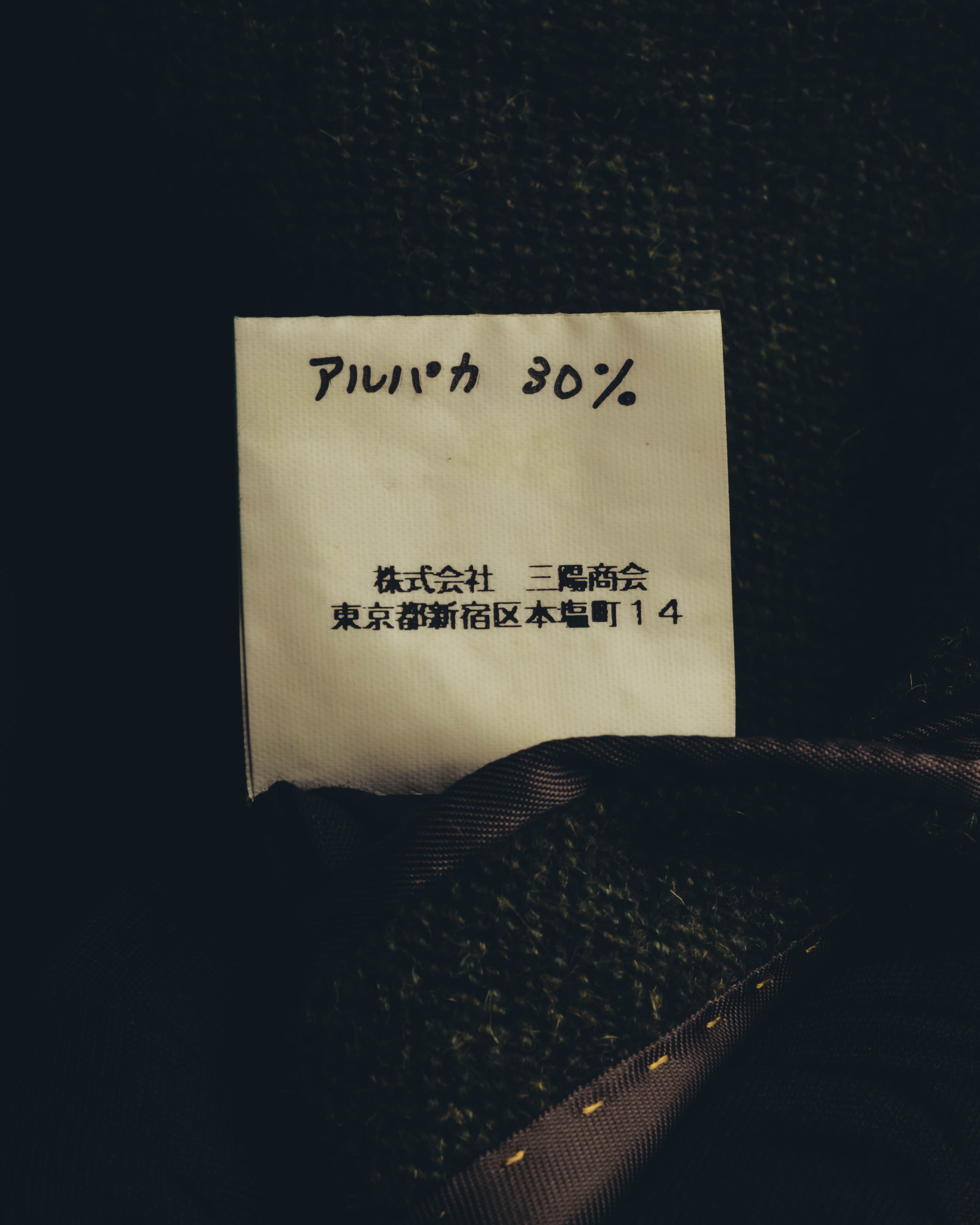 "BURBERRY LONDON" 00's-10's Classic wool tweed coat