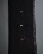 "Christian Dior" Late 80s-Early 90s suede and calf leather wide belt