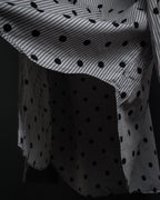 “COMME des GARÇONS HOMME DEUX” 17AW Polka dot stripe shirt