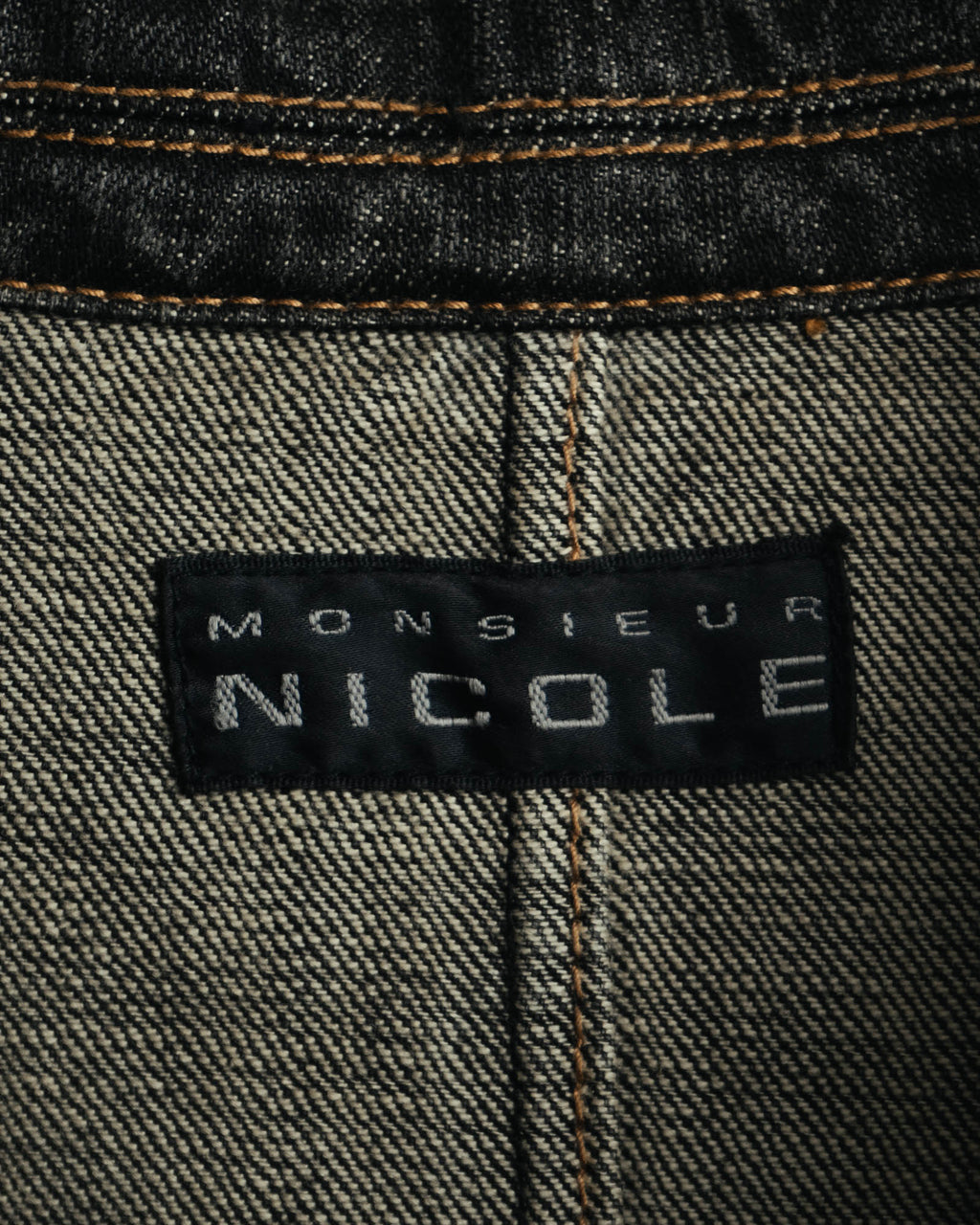 -MOOD MILLÉSIMES- 00’s faded black denim shirt jacket