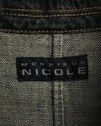 -MOOD MILLÉSIMES- 00’s faded black denim shirt jacket