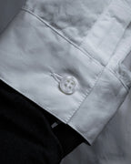 "DIOR HOMME" 00's Edith Slimane design sophisticated white shirt