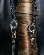 "Dolce &amp; Gabbana" Botanical design silver necklace