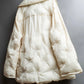 "MAISON MARGIELA" Offwhite color quilted padded oversized tailored coat