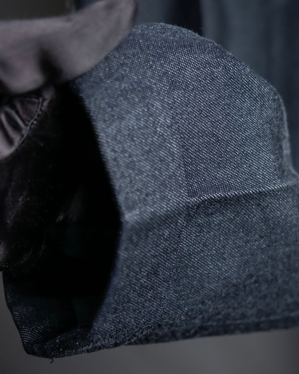 "PRADA" Wool cotton mix navy blue slacks