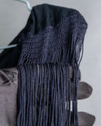 "Rick Owens Lilies" Fringe design draping sleeveless tops