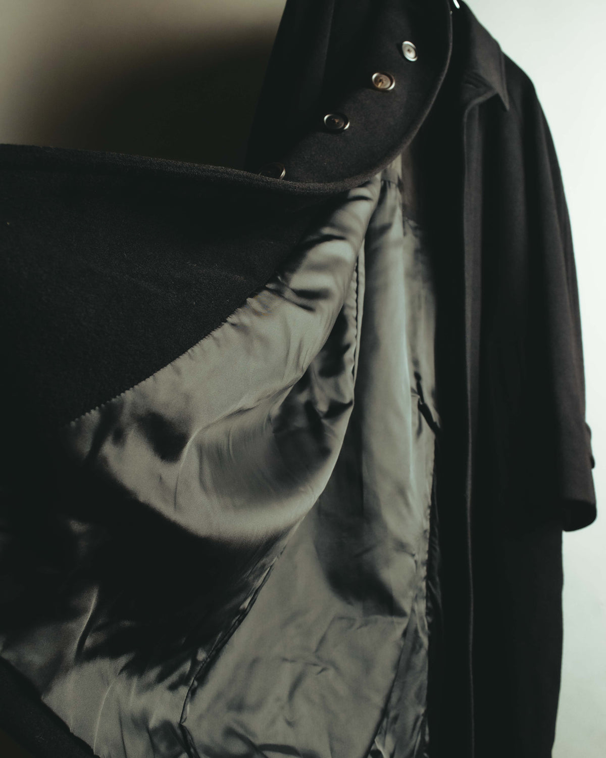 "BURBERRY LONDON" 00's-10's Classic balmacaan coat