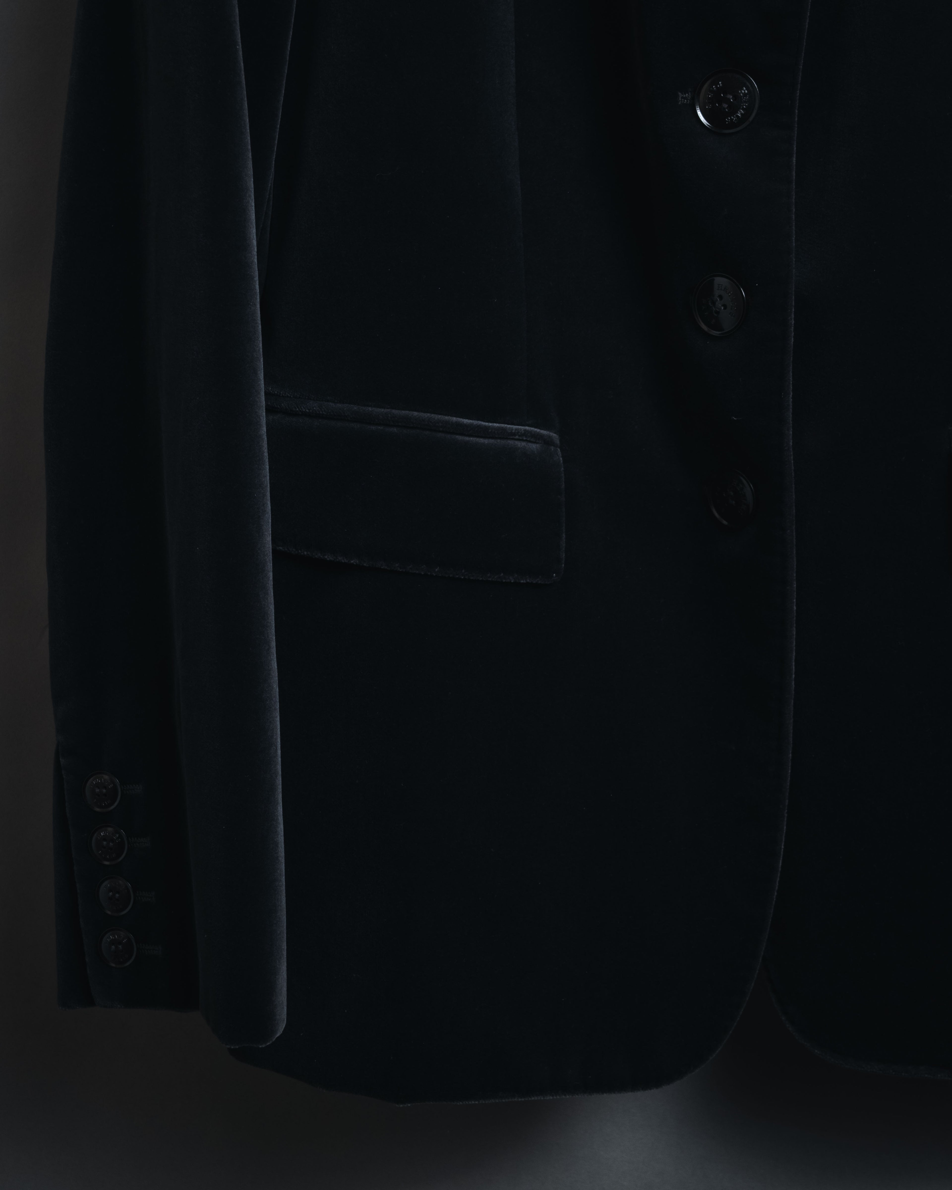 –SPECIAL– "HERMES"
00’s Velvet switchinglamb leather collar special tailored jacket