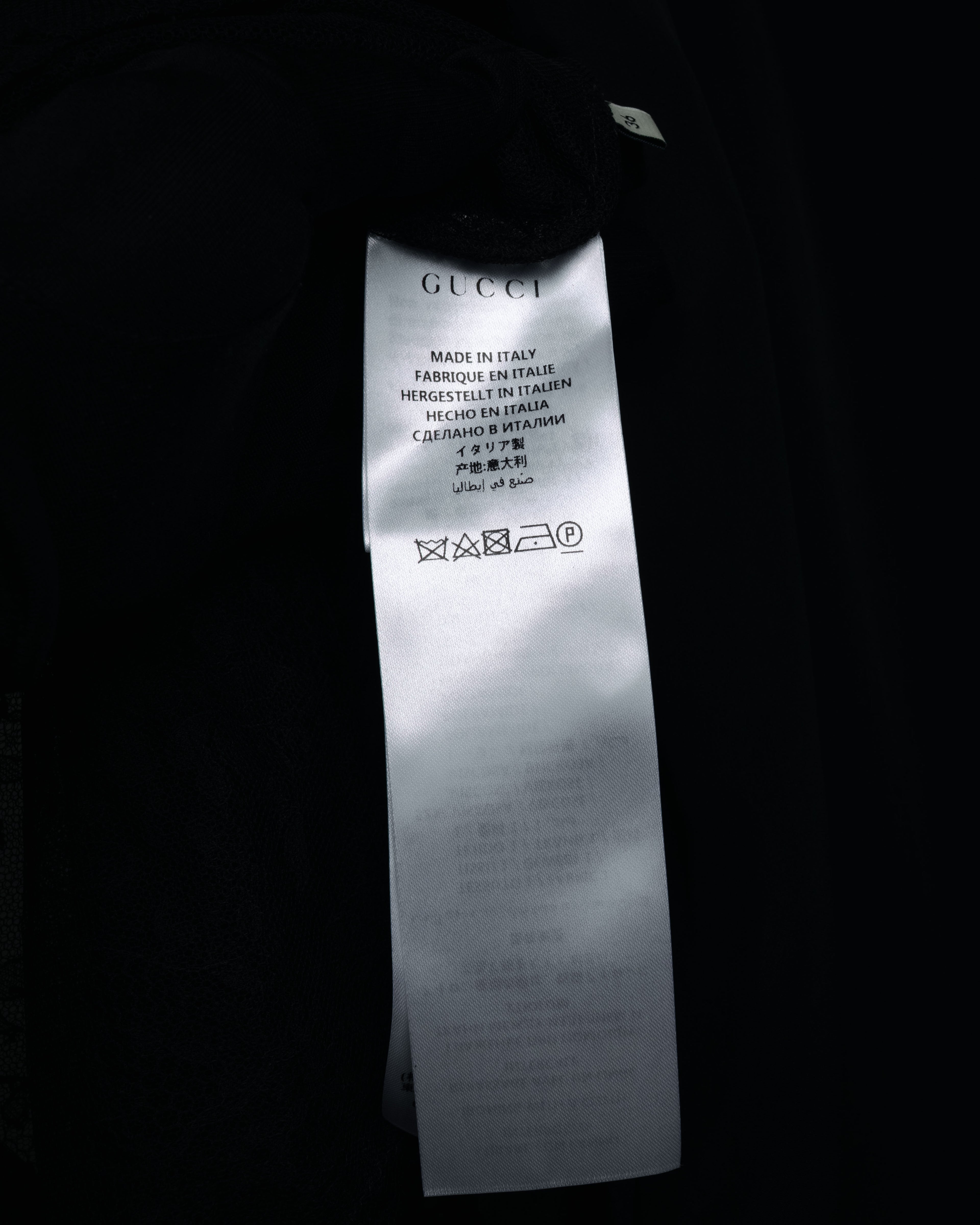 -SPECIAL- “GUCCI“ 2017-18 Fall winter lace bow blouse