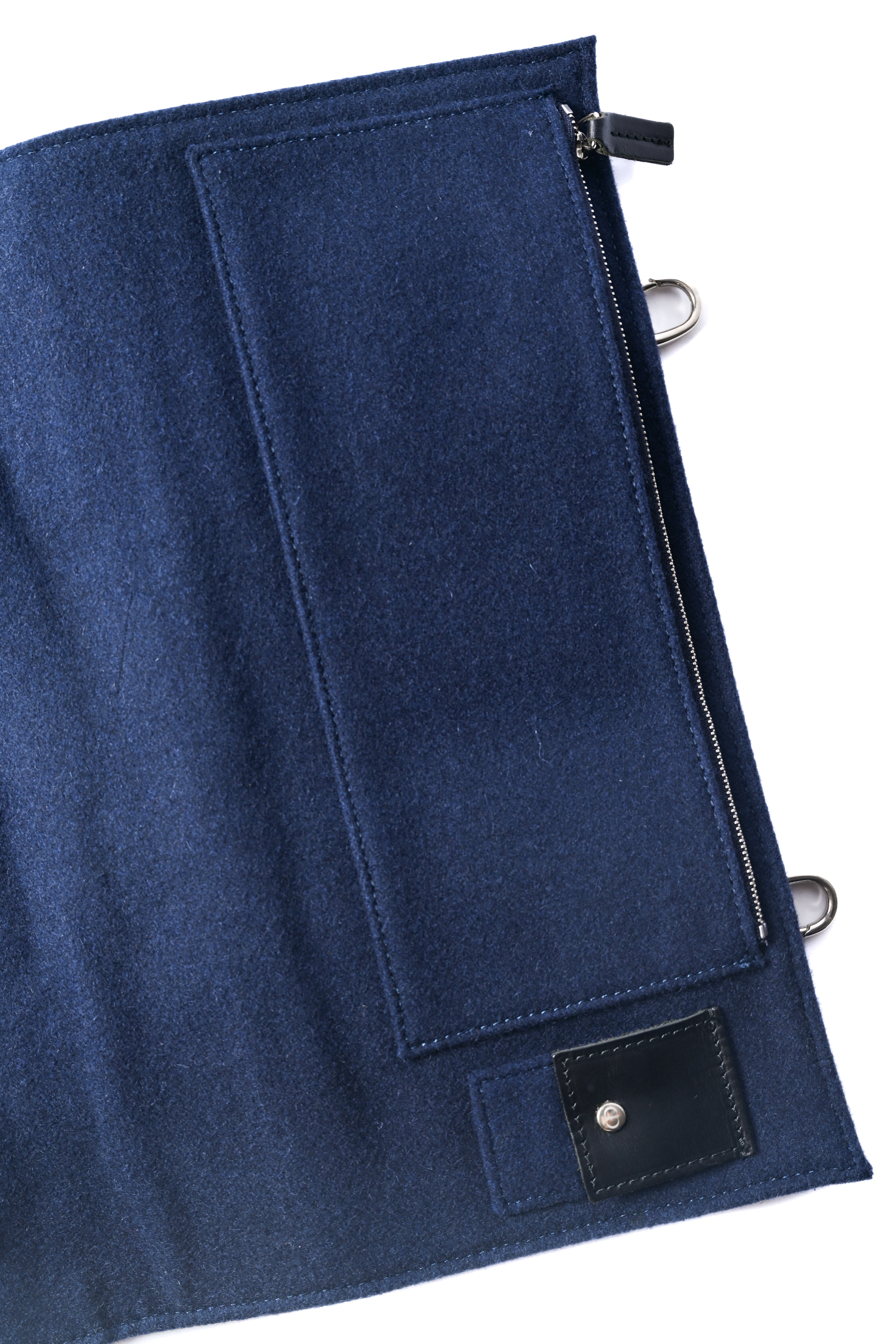 Christian Dior/ Felt Travel Organizer Clutch Bag Navy