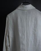 "LOEWE" 00's Fly front linen shirt