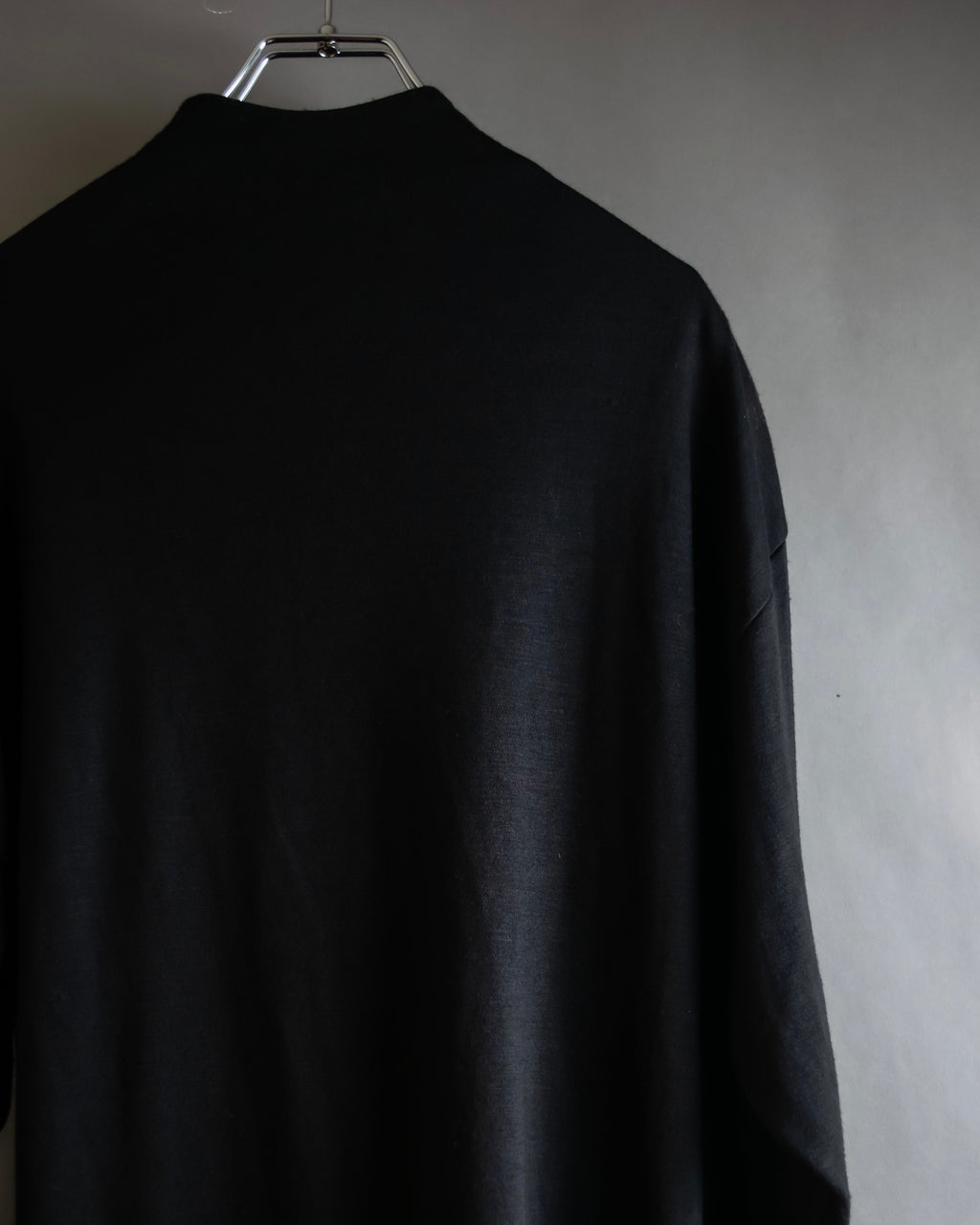 "LANVIN" Asymmetrical shoulder button design long dress