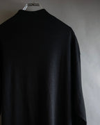 "LANVIN" Asymmetrical shoulder button design long dress