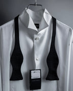 "GIORGIO ARMANI" Belt included bow tie dress shirt