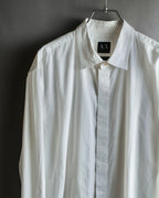 "ARMANI EXCHANGE" Different weave patterns cotton shirt