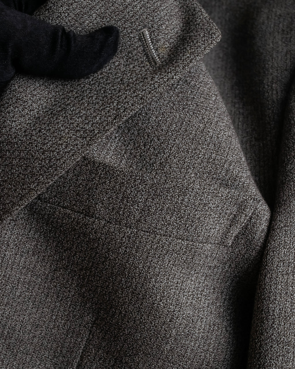 "Vintage heathered wool tailored jacket"
