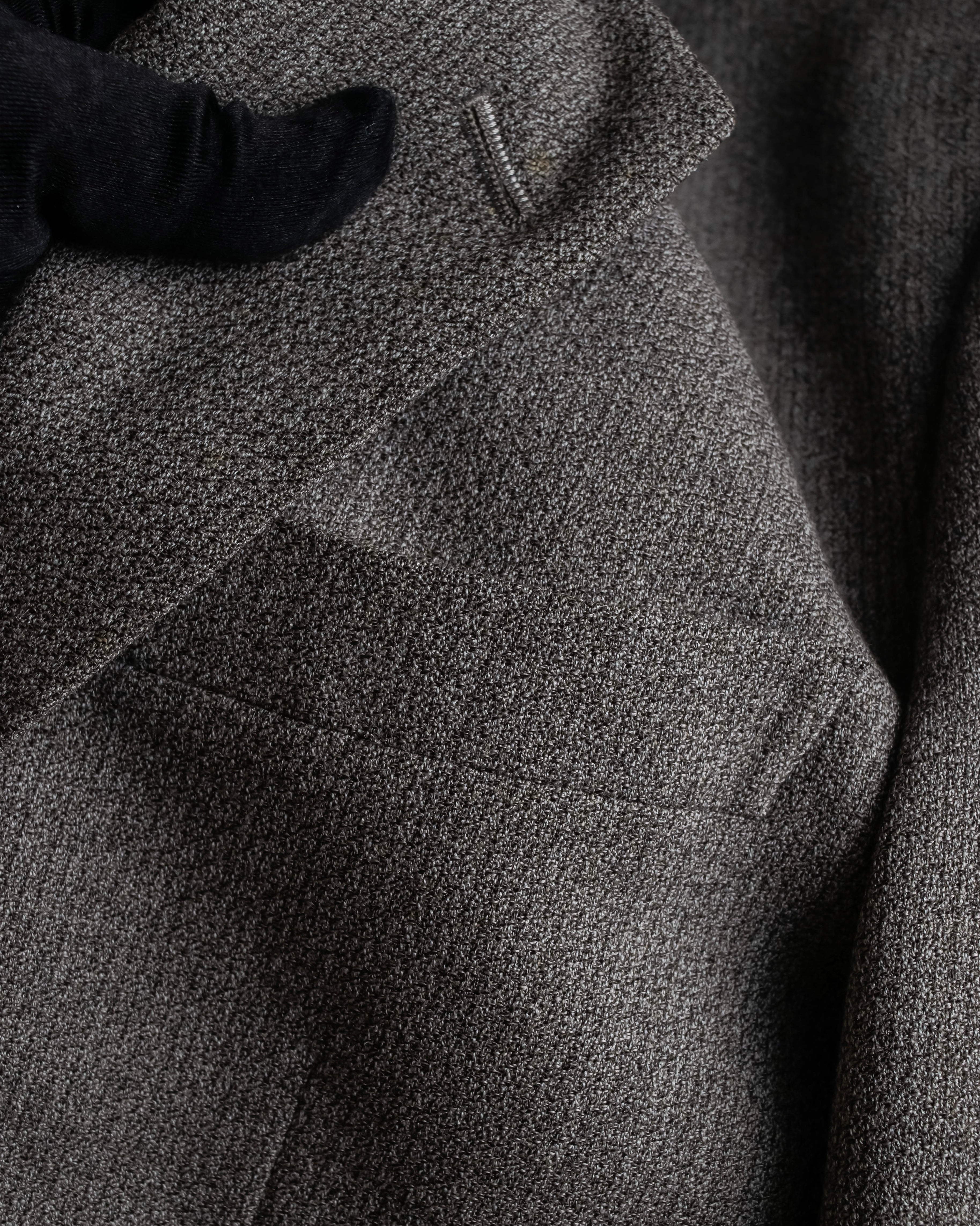 "Vintage heathered wool tailored jacket"