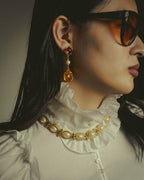 -SPECIAL- “Christian Dior” 70’s-80’s Faux pearl crystal statement necklace