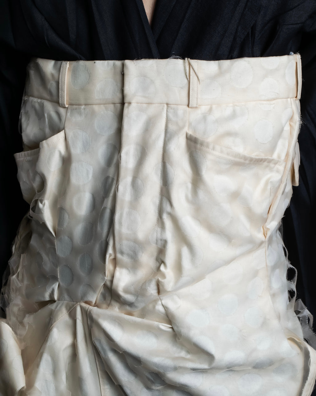 "MAISON MARGIELA" 20SS Polka dot tulle layered skirt