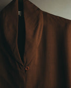 "Christian Dior" 80's  Lustrous silk blend long sleeve shirt