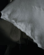 –SPECIAL– "LOEWE" 00’s Satin dolman sleeve destroy edge shirt