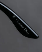 "Christian Dior" Black frame engraved logo sunglasses