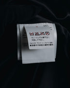 "GIORGIO ARMANI" Large collar draped lamb leather jacket