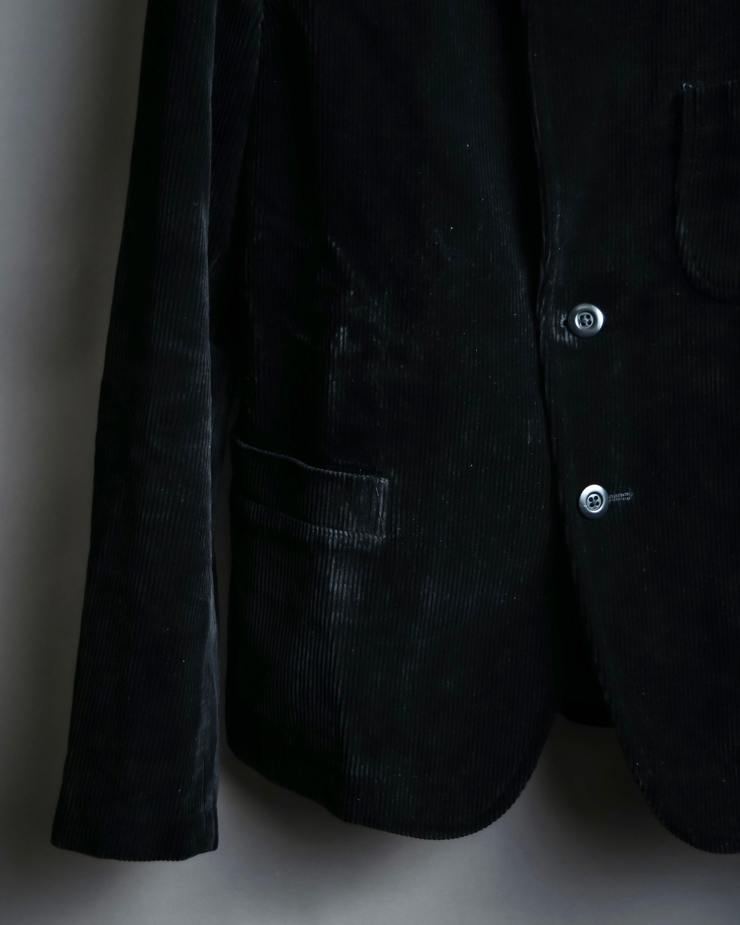 “Y’s for men” beautiful black corduroy single tailored jacket