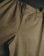 -SPECIAL- "HERMÈS" 90's-00's Wool silk tailored asymmetrical setup suit