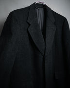 “BALENCIAGA PARIS” 90’s Cashmere blend chesterfield coat