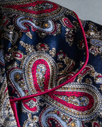 "Christian Dior" 100% silk paisley pajama set