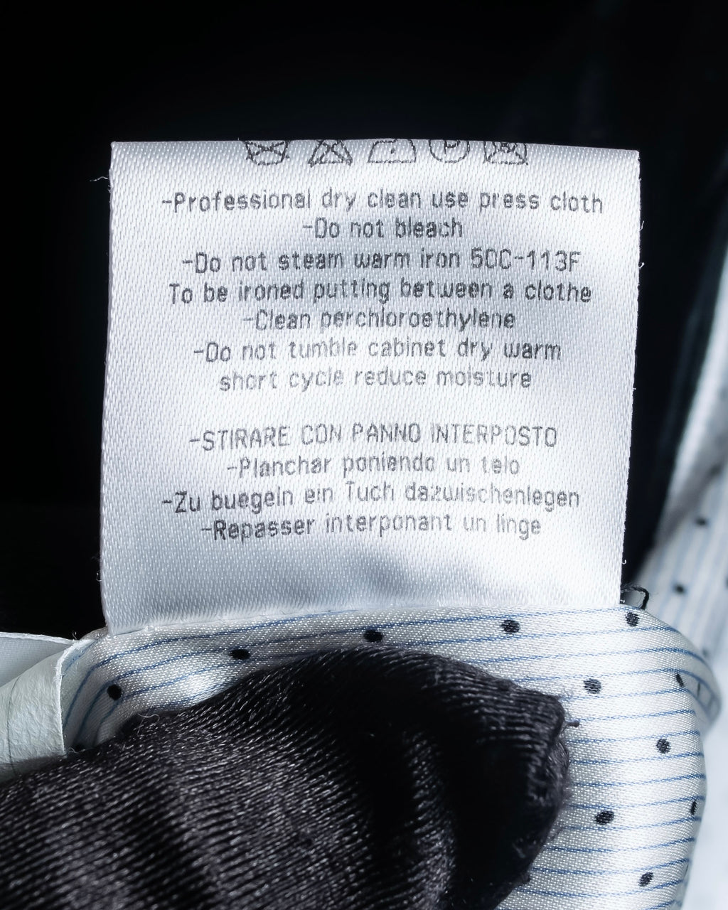 "GIORGIO ARMANI" Beautiful shape velour tailored jacket