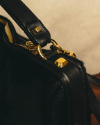 "Salvatore Ferragamo" 90's-00's Textured calf hair shoulder bag