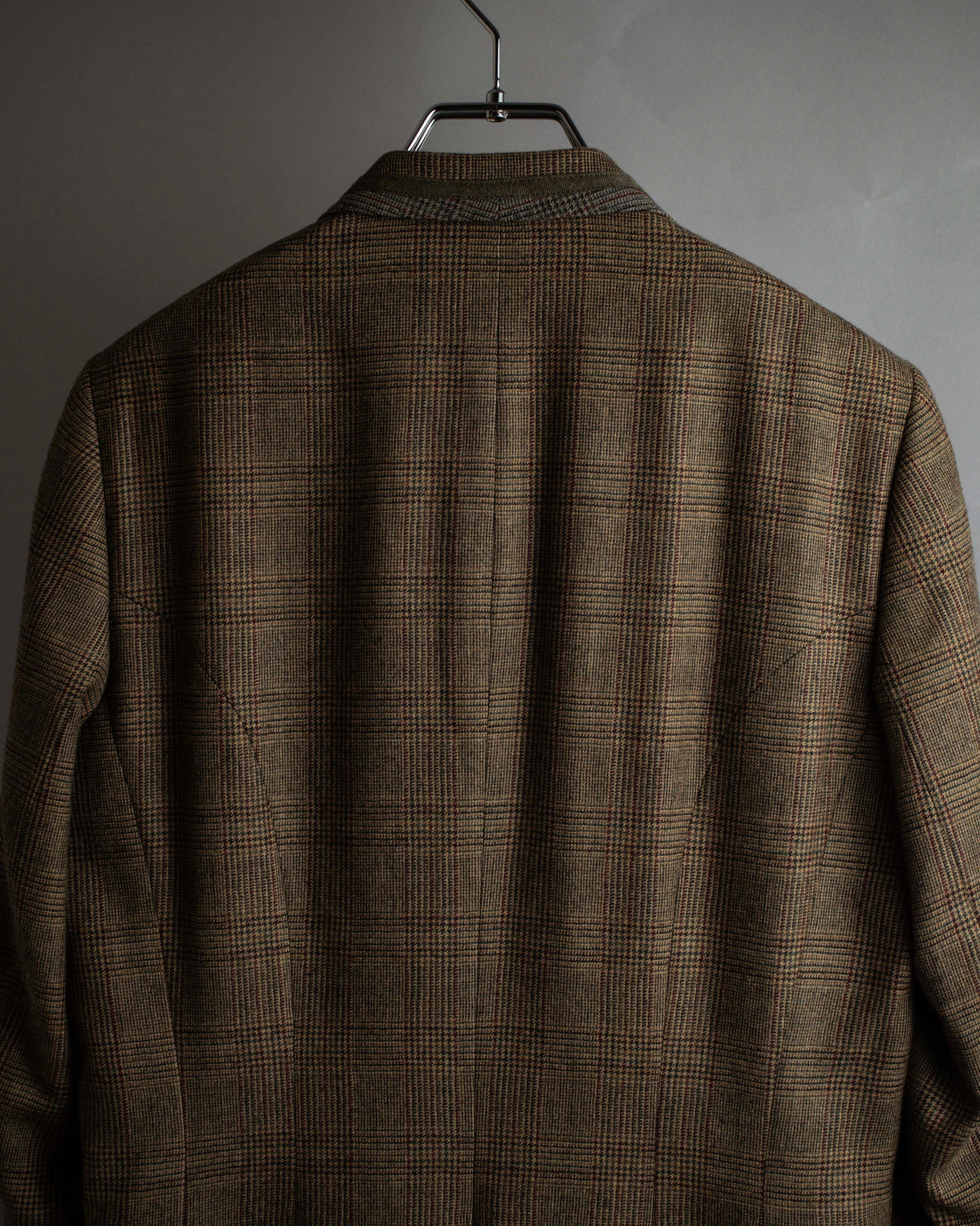 "PAUL SMITH" Flaming detail glen plaid set up