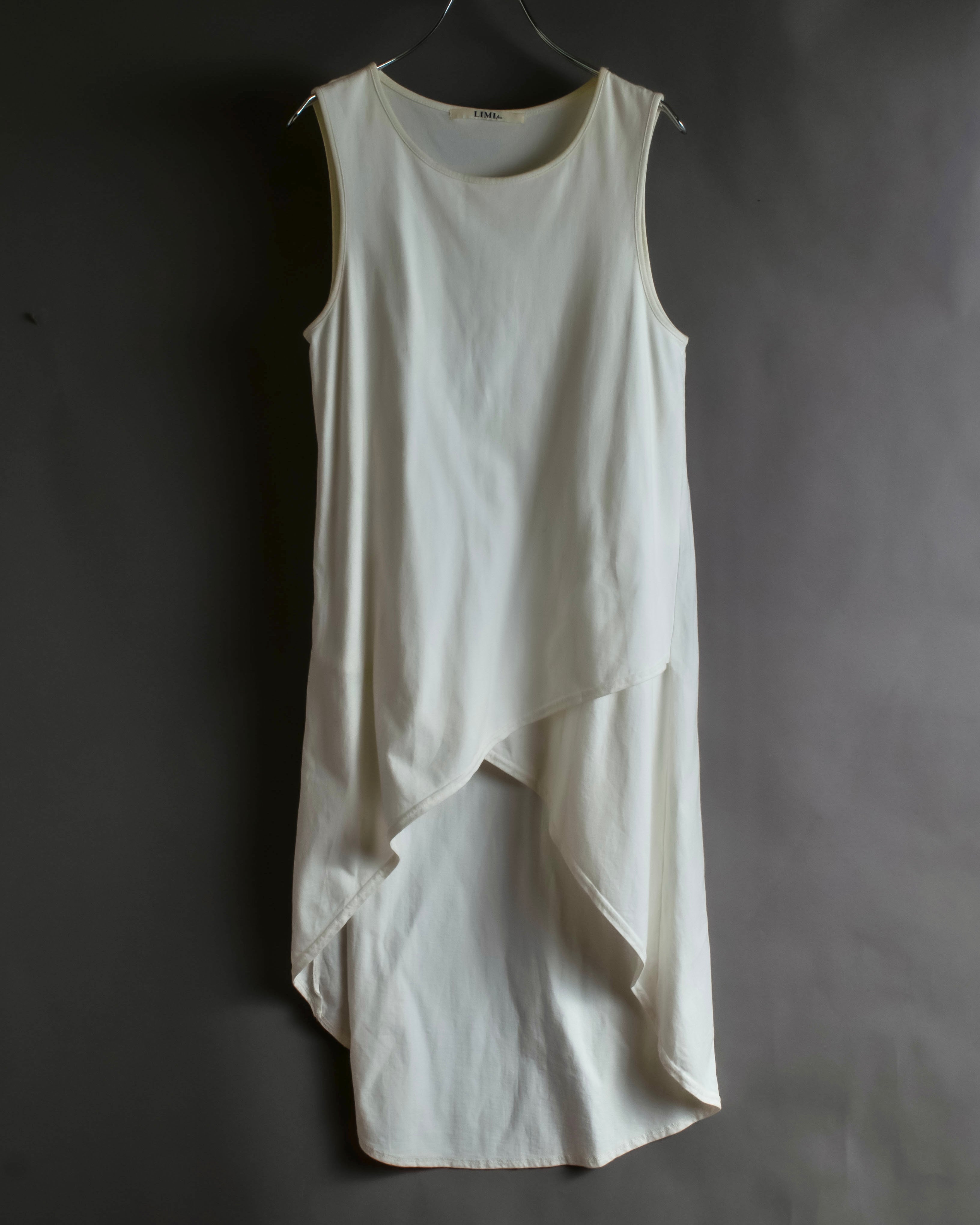 "LIMI feu" Asymmetrical hem cut sleeveless dress