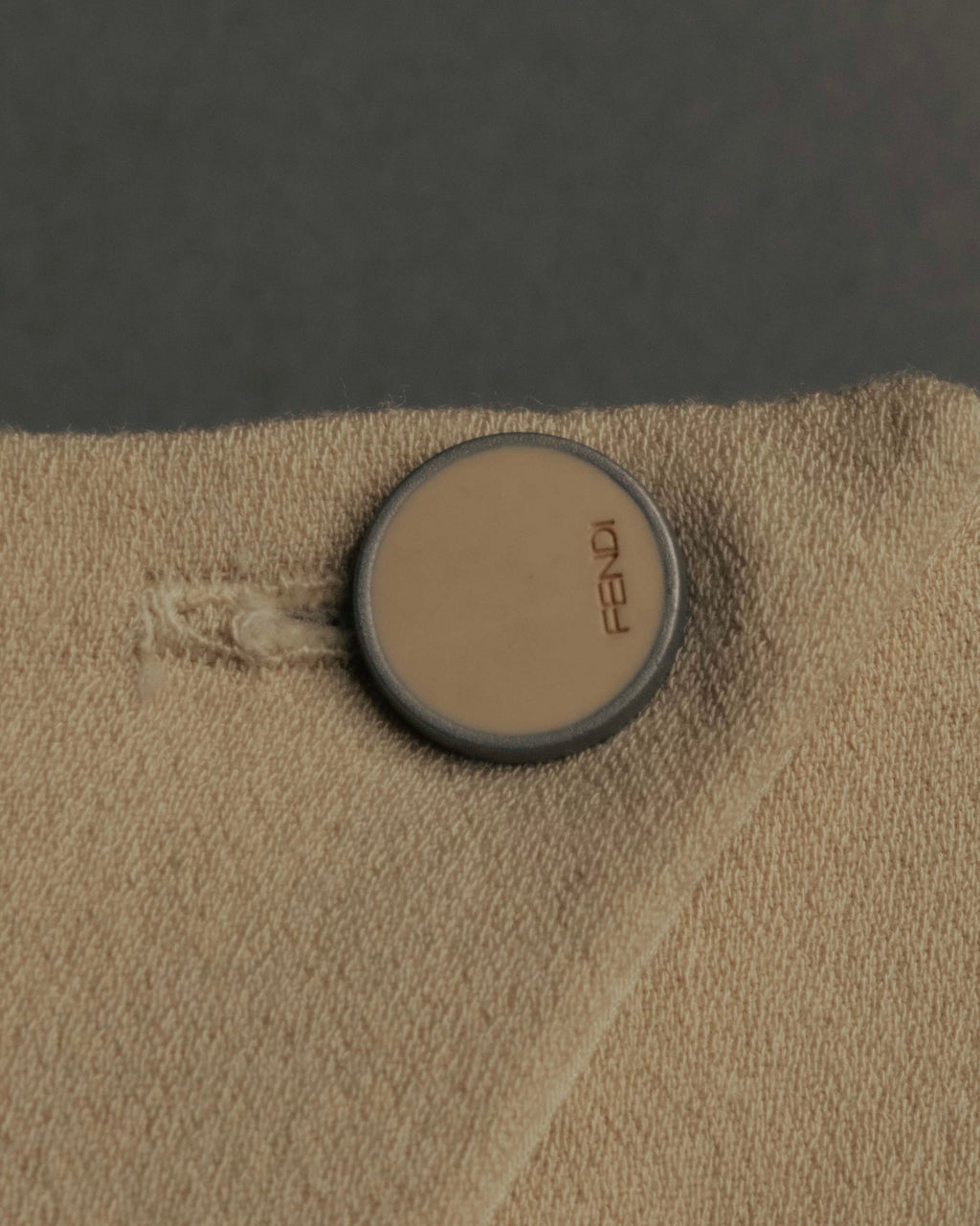"FENDI" 00's-10's Draped wool blend dress