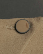 "FENDI" 00's-10's Draped wool blend dress