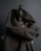 "Vivienne Westwood" Logo engraved wool long muffler