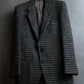 "GIORGIO ARMANI" Twill houndstooth pattern tailored jacket