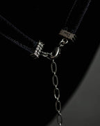 "DIOR" Velvet ribbon design star motif choker