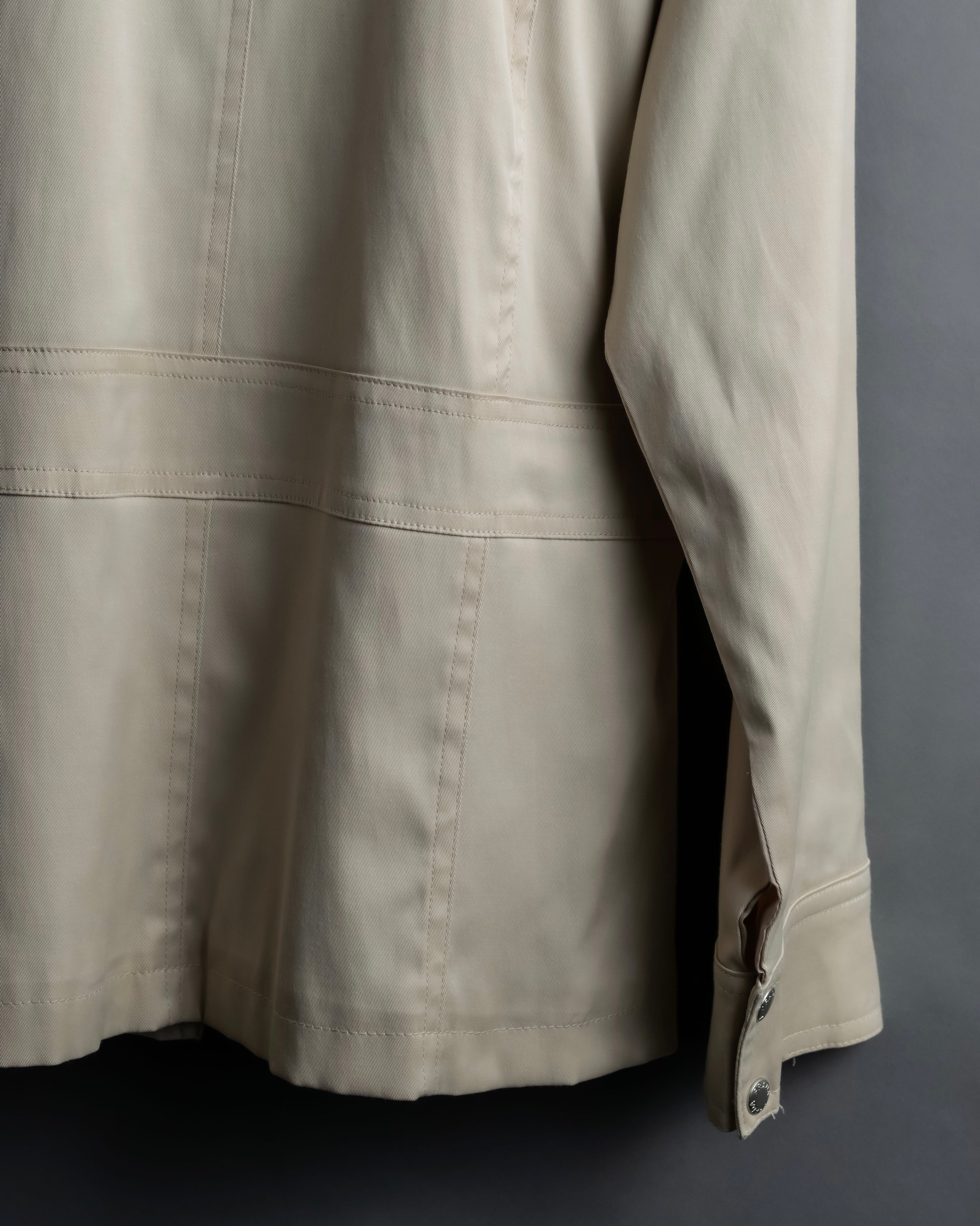 "PRADA" Military detail cotton jacket