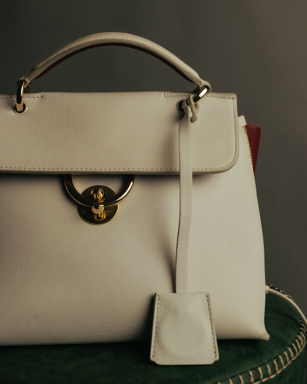 “Salvatore Ferragamo” 2013-2018 gancini bicolor top handle bag