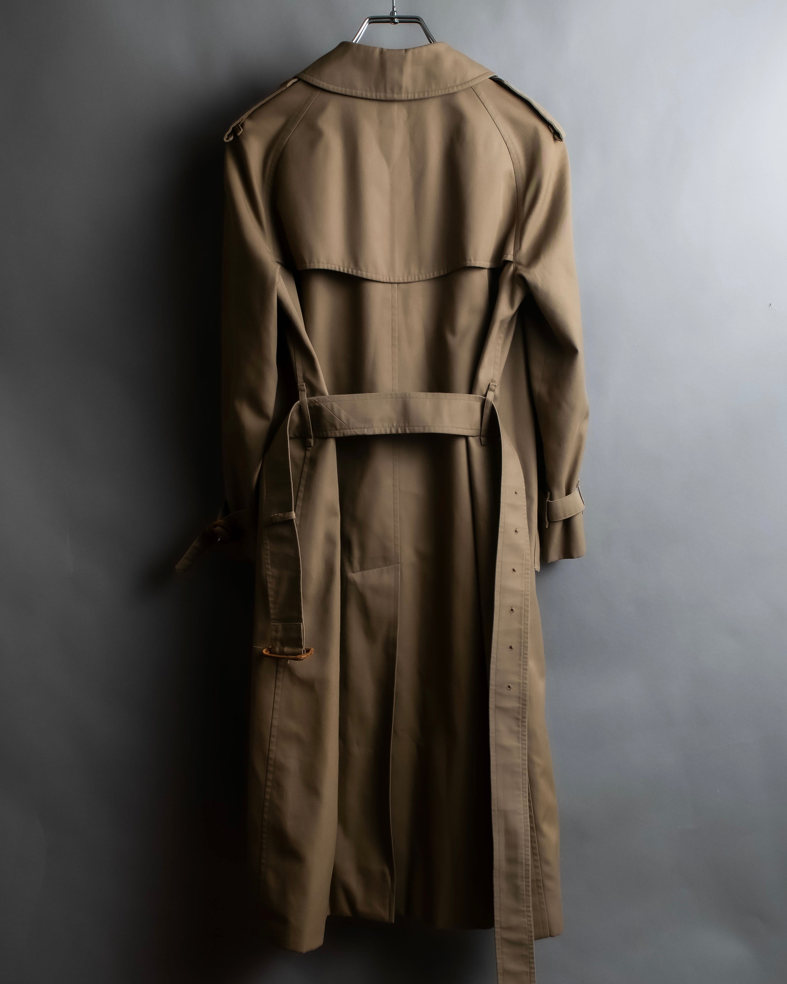 "Burberrys" Water-repellent cotton soutien colour trench coat